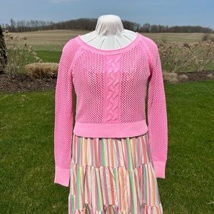 Hot Pink Aeropostale Beach Sweater